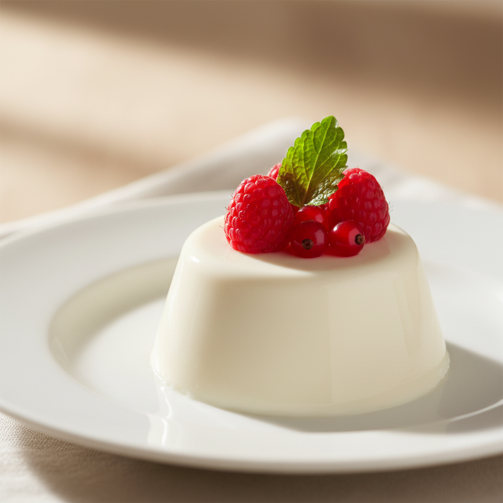Panna cotta à la verveine