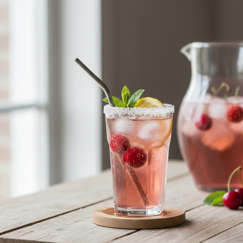 Limonade à la cerise