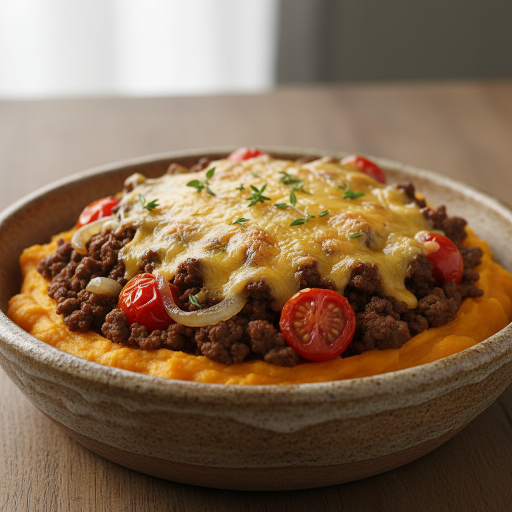 Parmentier de patate douce