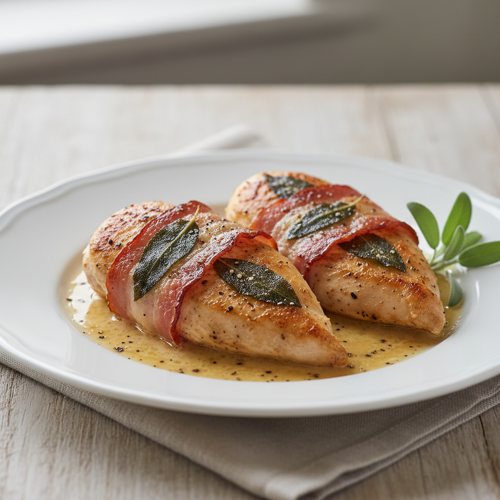 Blancs de poulet à la sauge