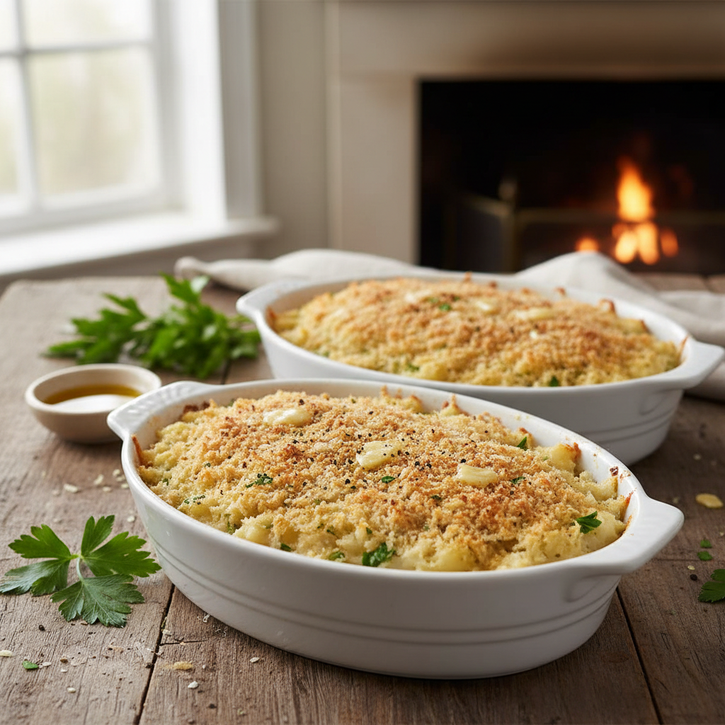 Brandade de morue gratinée
