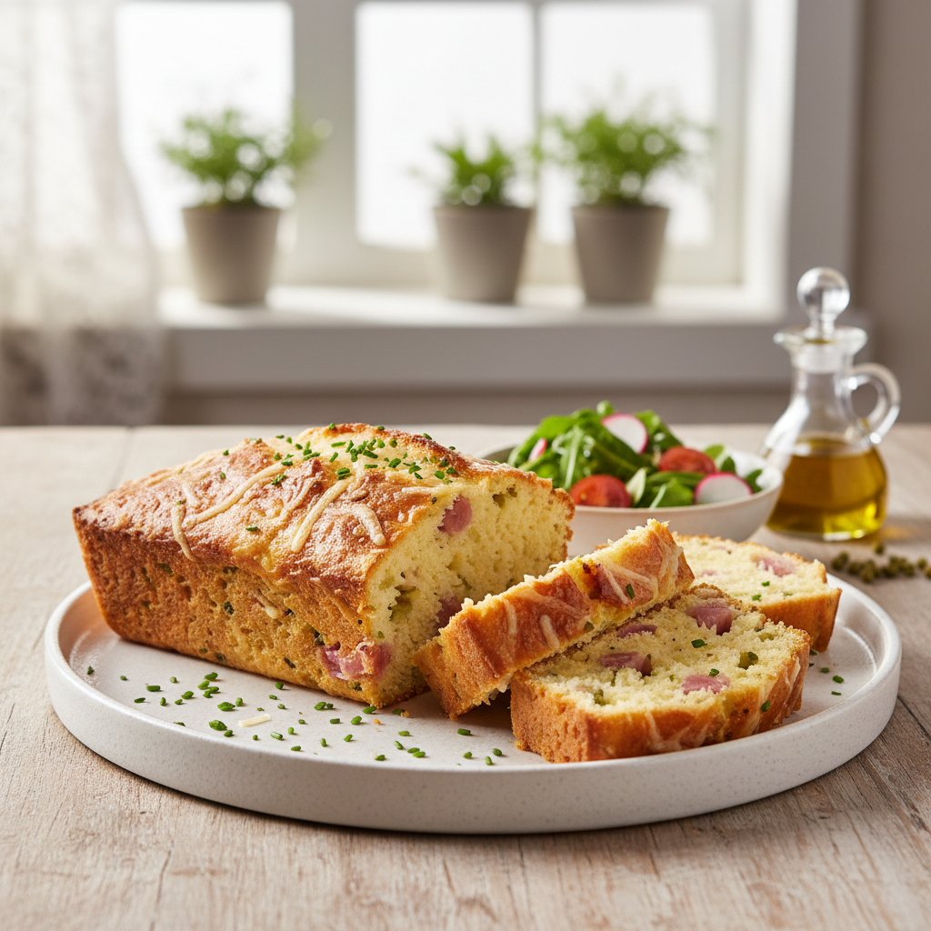 Cake au jambon