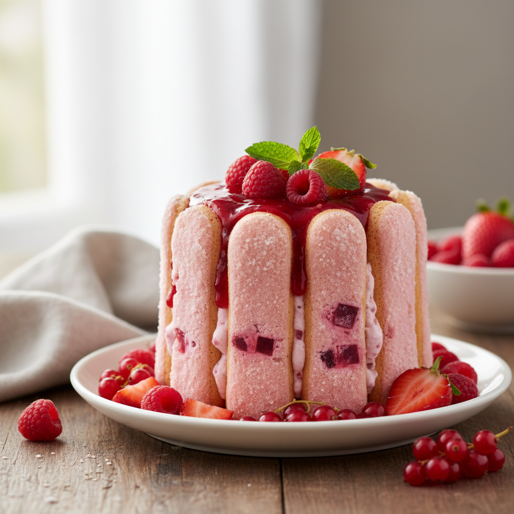 Charlotte aux fruits rouges