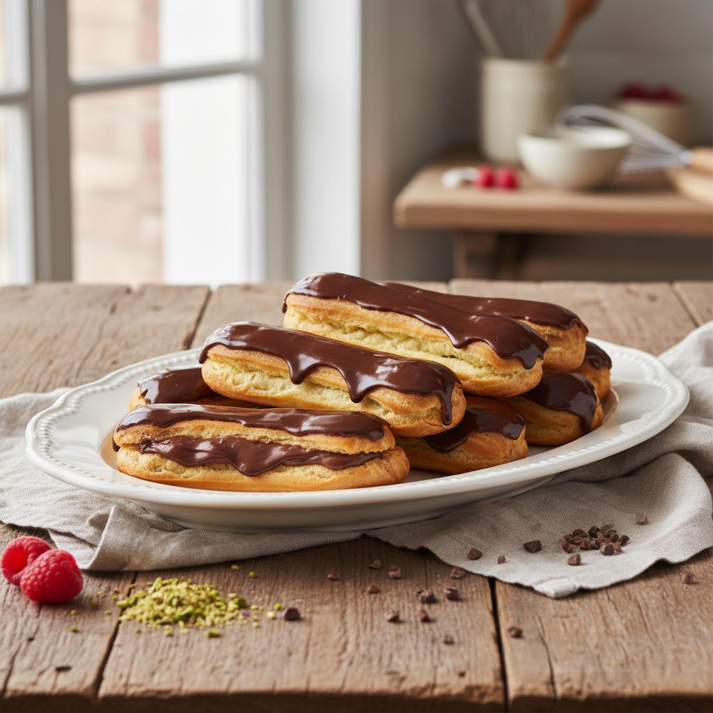 Éclairs au chocolat faciles