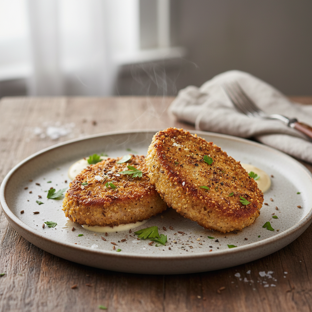 Escalopes de veau en croûte