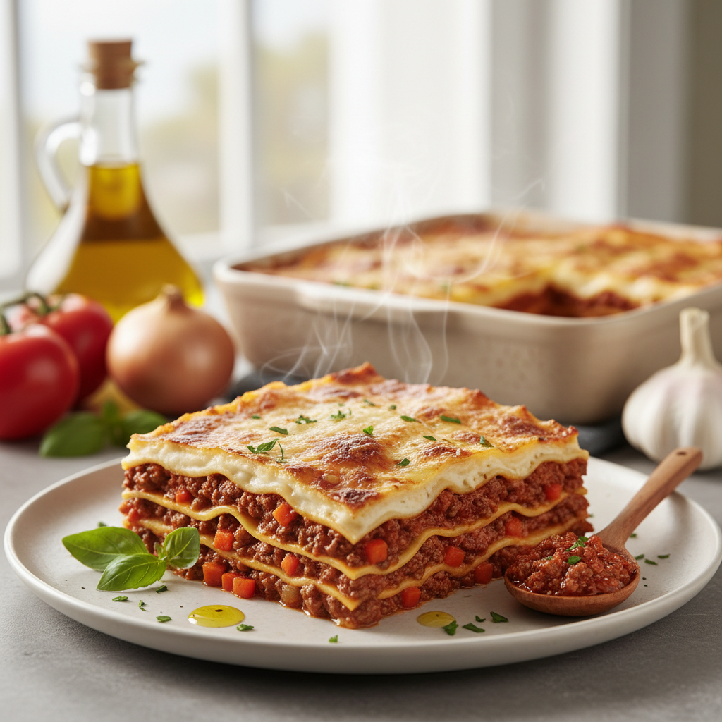 Lasagnes à la sauce bolognaise