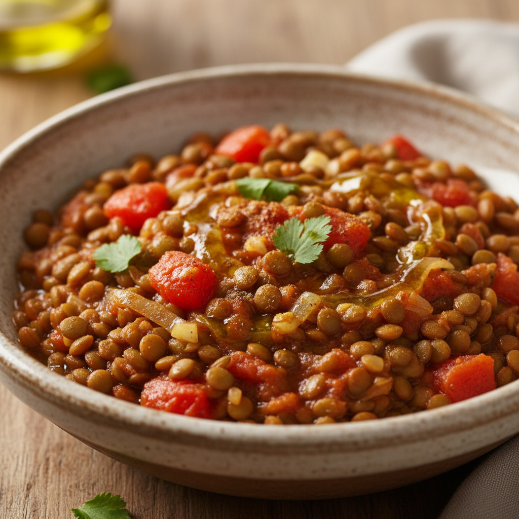 Lentilles à la marocaine