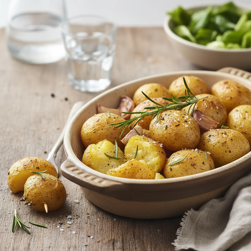 Pommes de terre au four au romarin et au citron