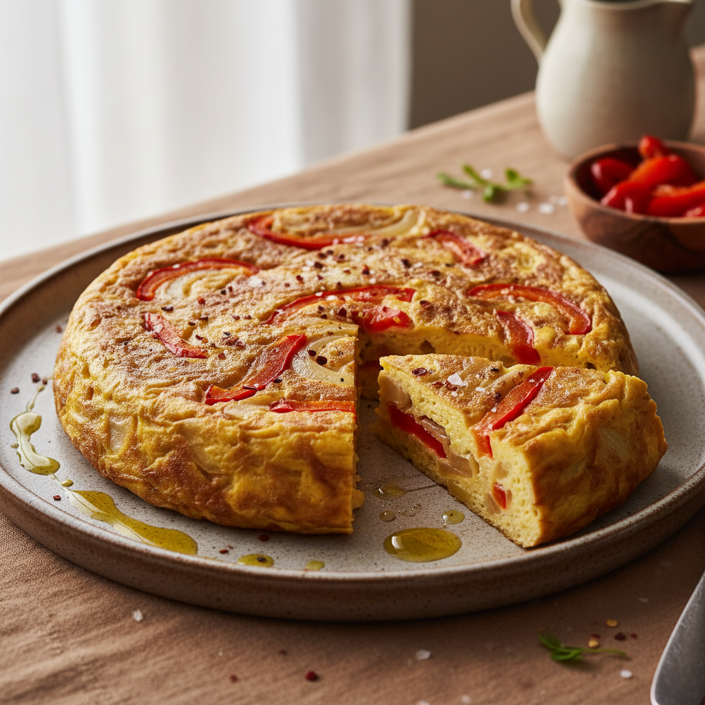 Tortilla aux poivrons