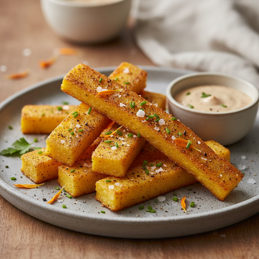 Palets de polenta et cajuns grillés Airfryer