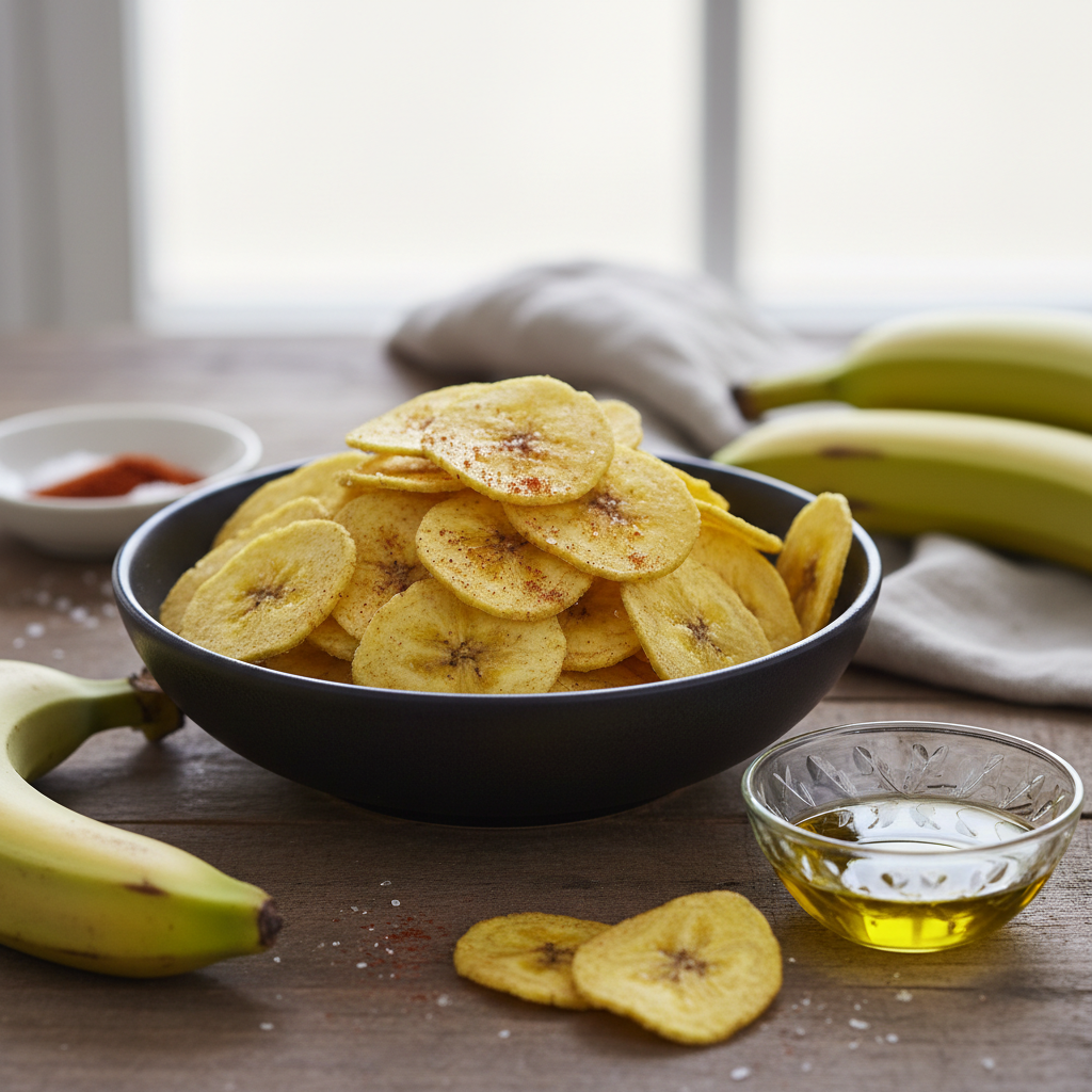 Chips de banane plantain Airfryer