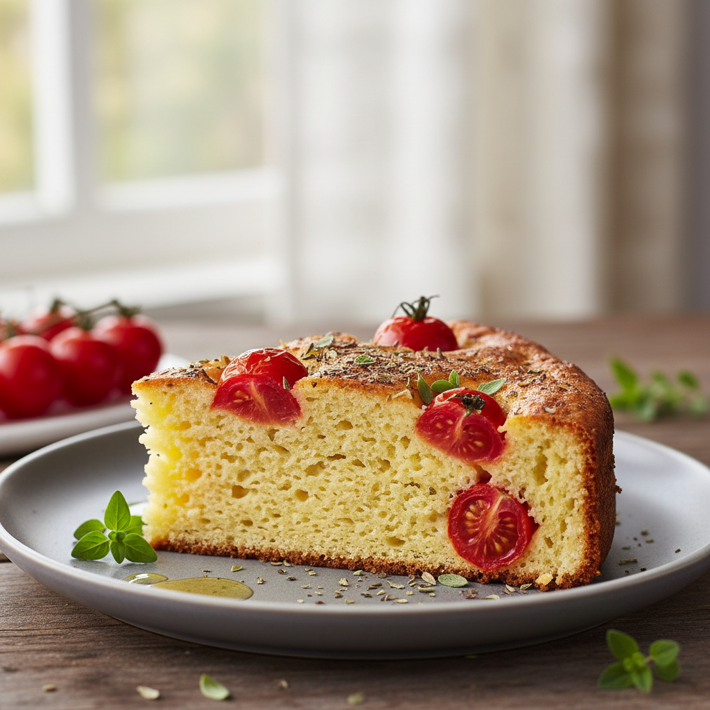 Cake salé à la tomate cerise Airfryer