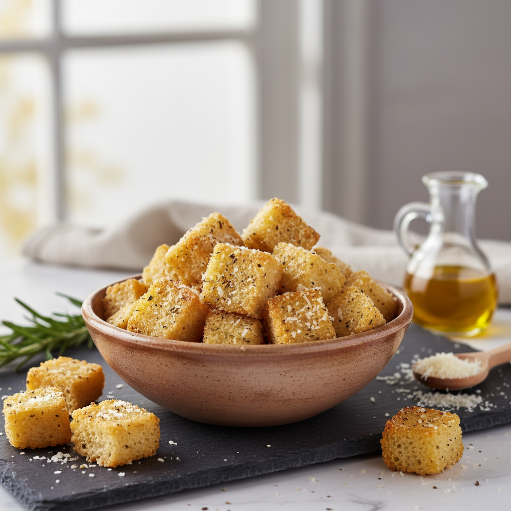 Croûtons au parmesan Airfryer