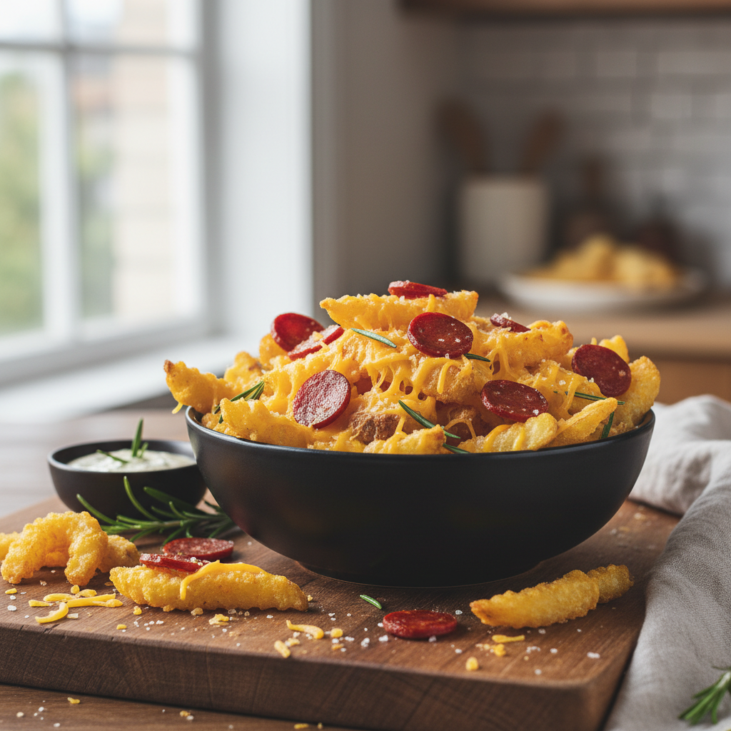 King fries au cheddar Airfryer