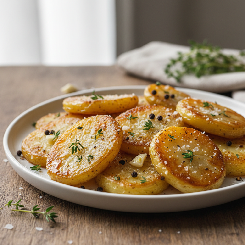 Rattes au beurre et parmesan Airfryer