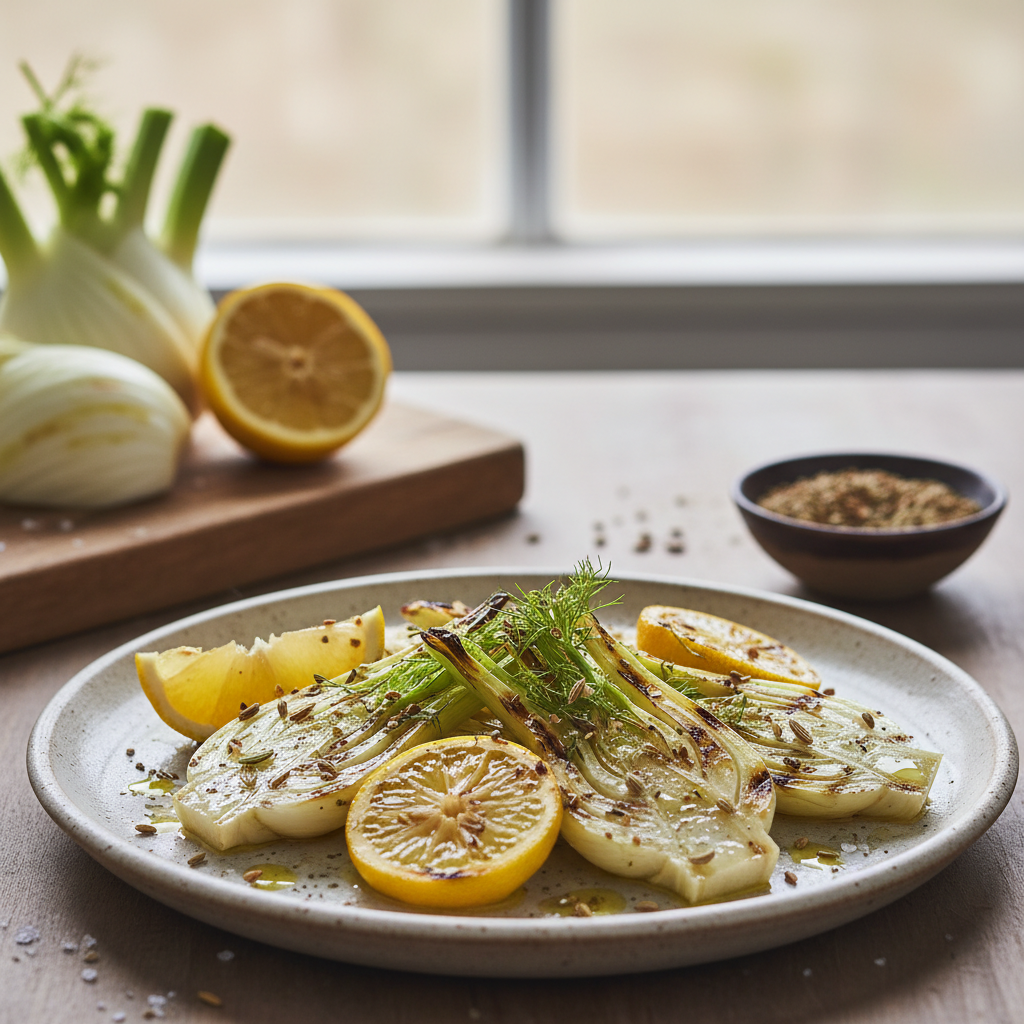 Fenouil grillé au citron Airfryer