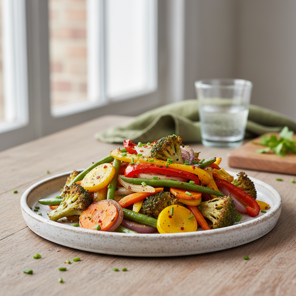 Poêlée de légumes épicés Airfryer