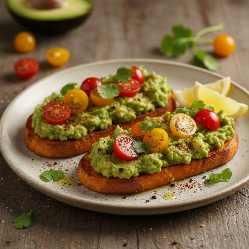 Avocado toast butternut Airfryer