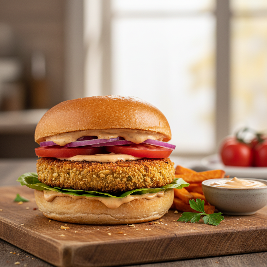Veggie burger Airfryer