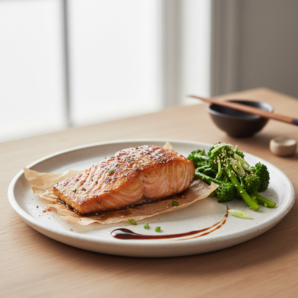 Saumon teriyaki Airfryer
