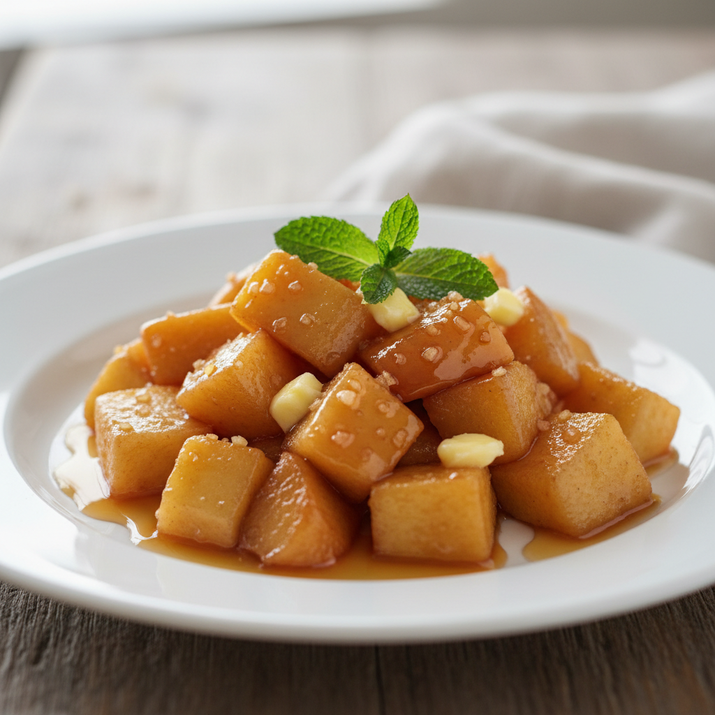 Pommes rôties express caramel Airfryer