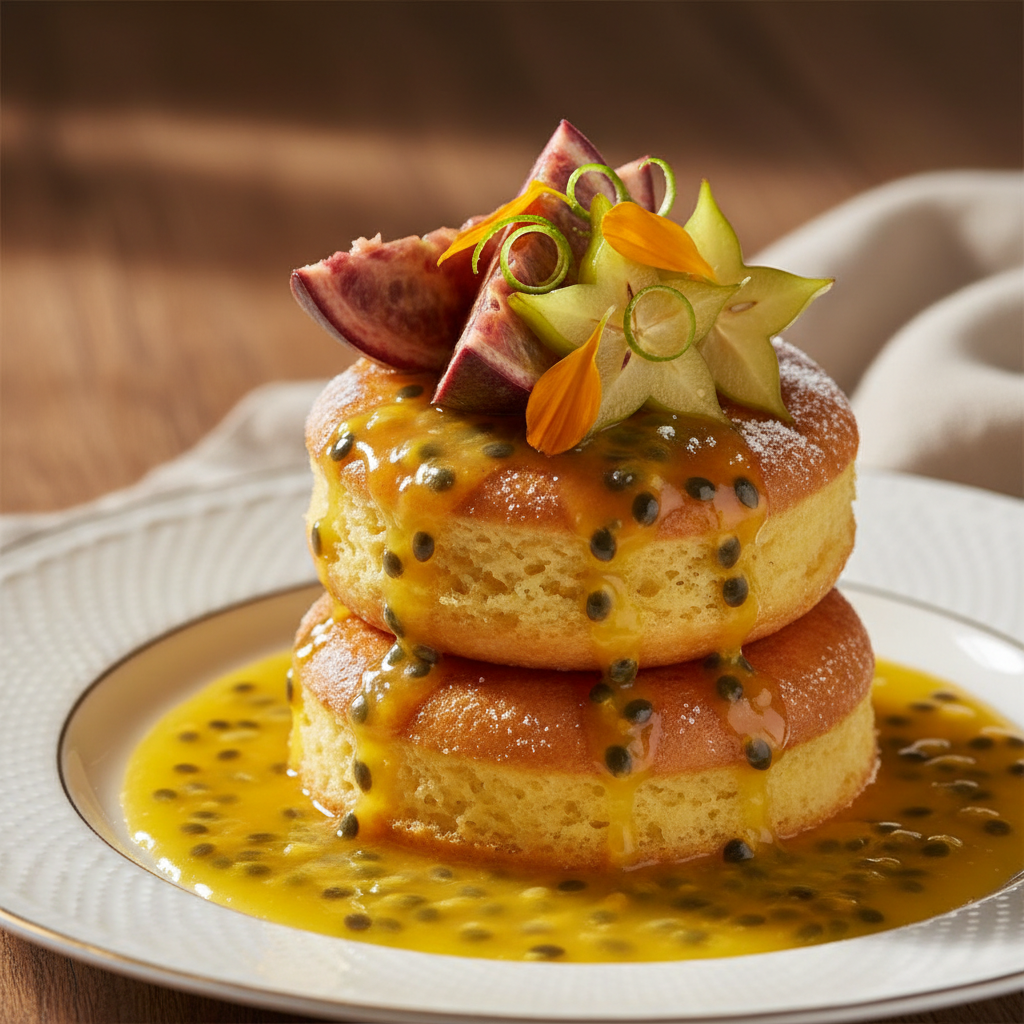 Baba au rhum aux fruits de la Passion