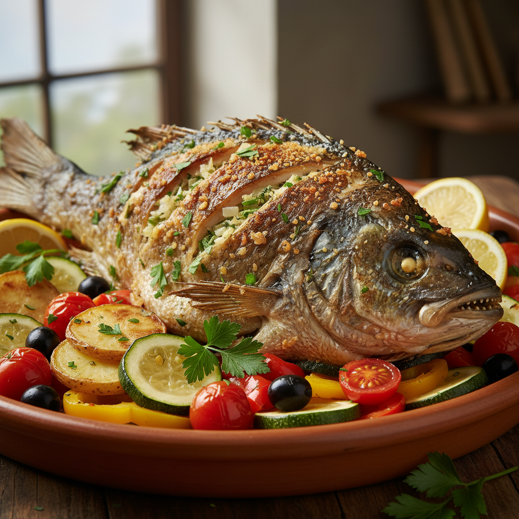 Poisson farci