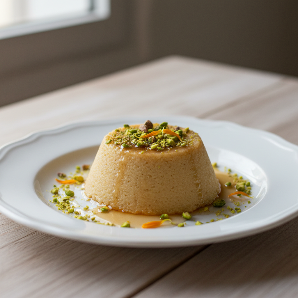 Smidiée (flan à la semoule)