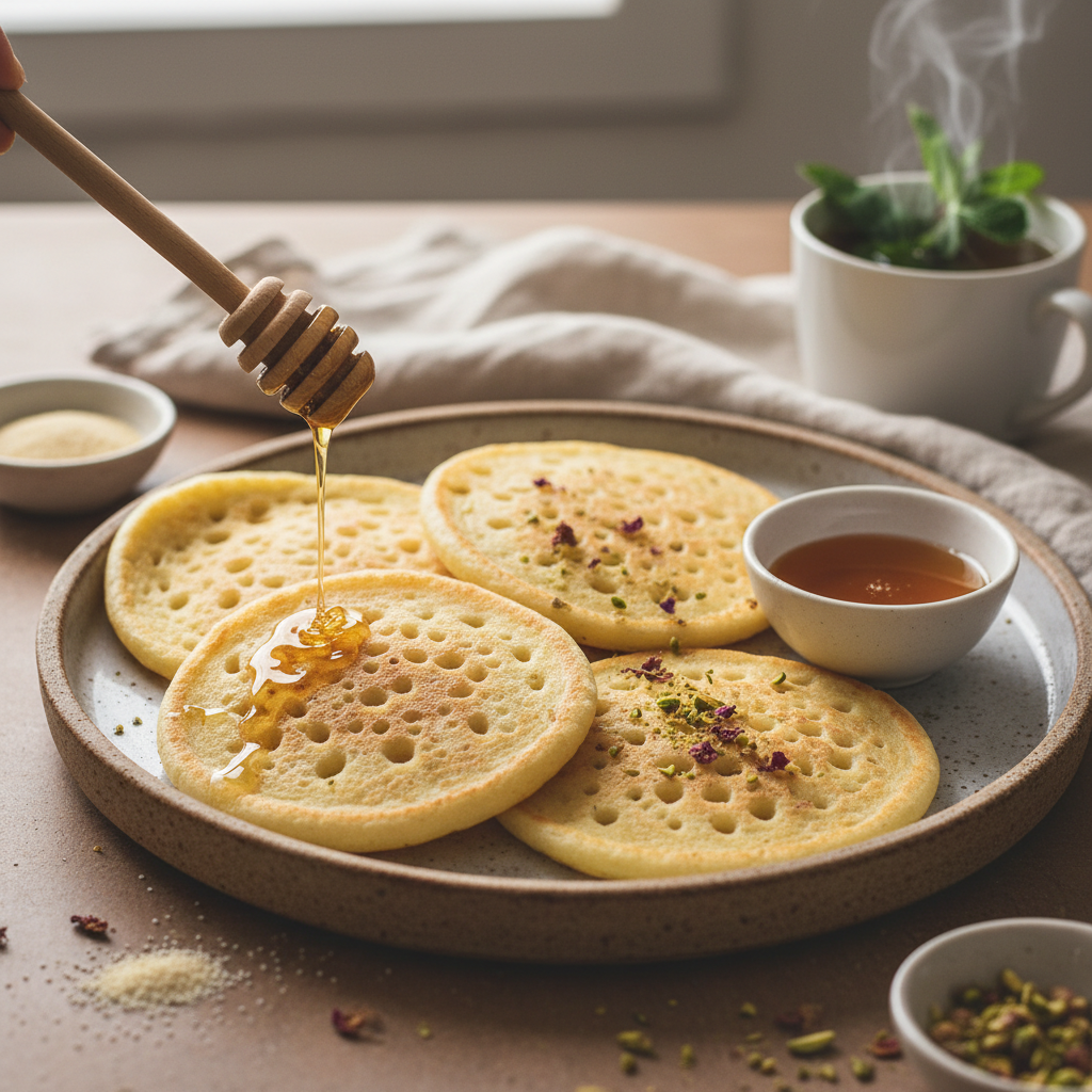 Baghrir ou crêpes mille trous