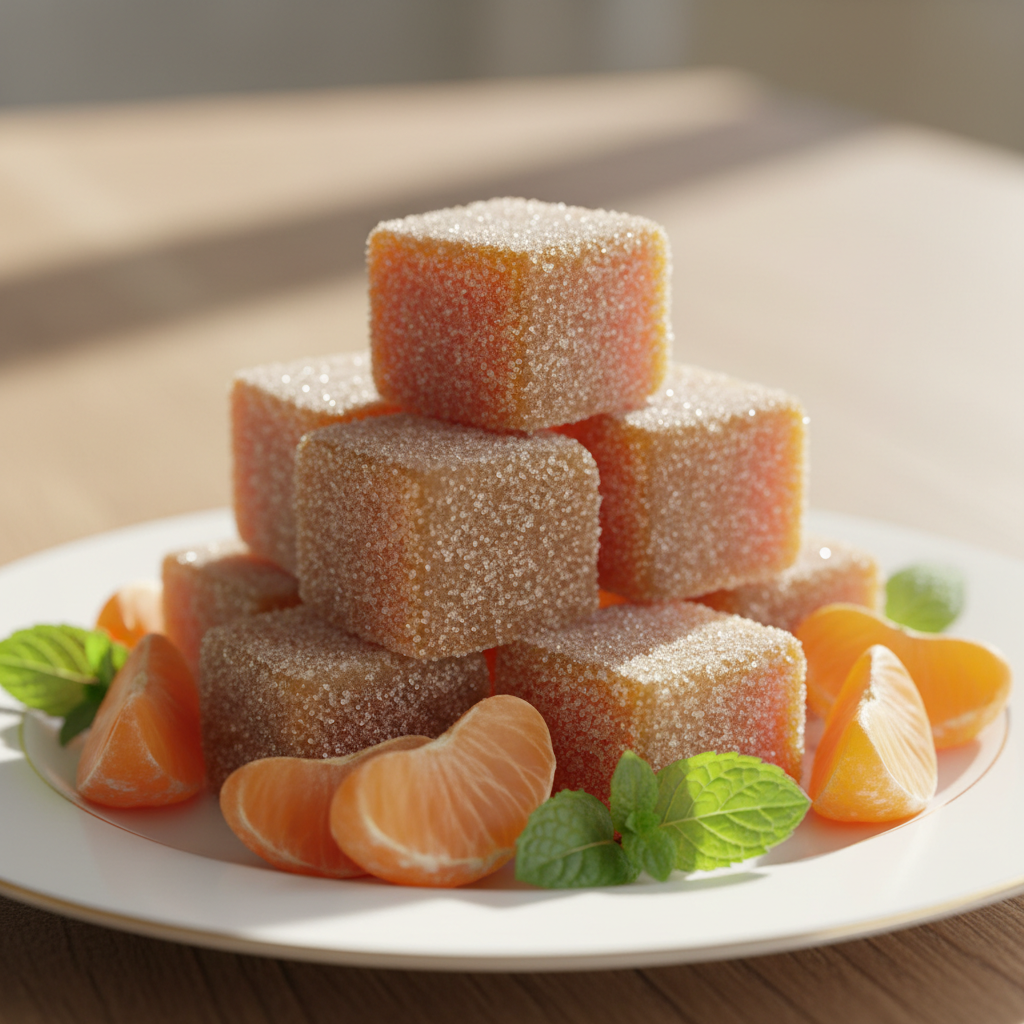 Pâtes de fruits à la mandarine