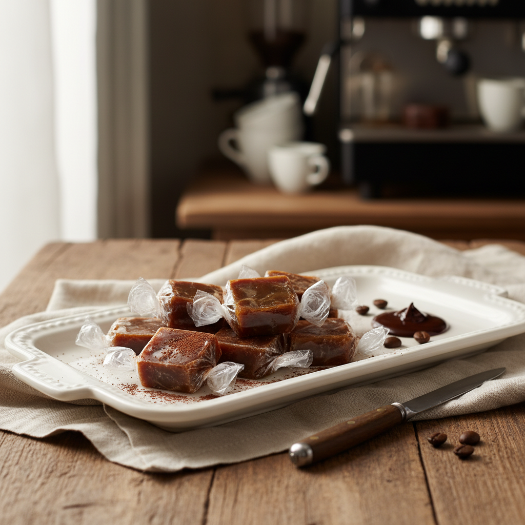 Toffees au café