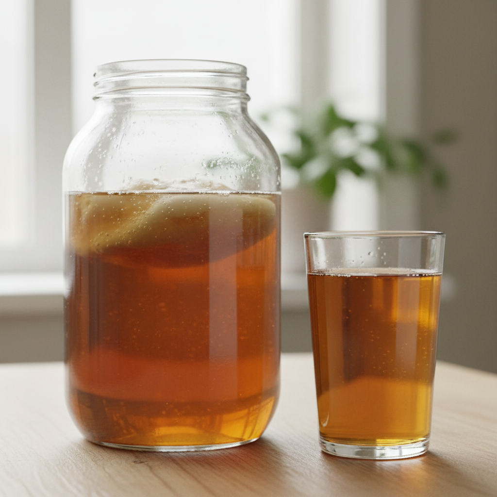 Kombucha « nature », au thé