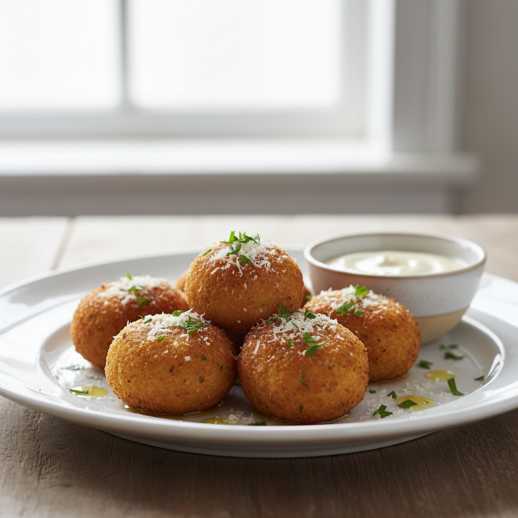 Boulettes frites de morue