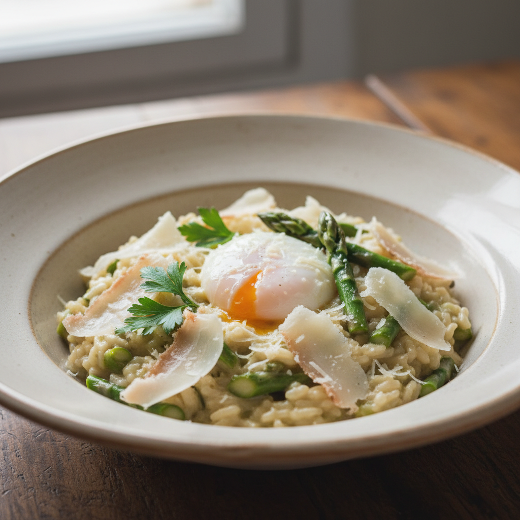 Risotto aux asperges sauvages