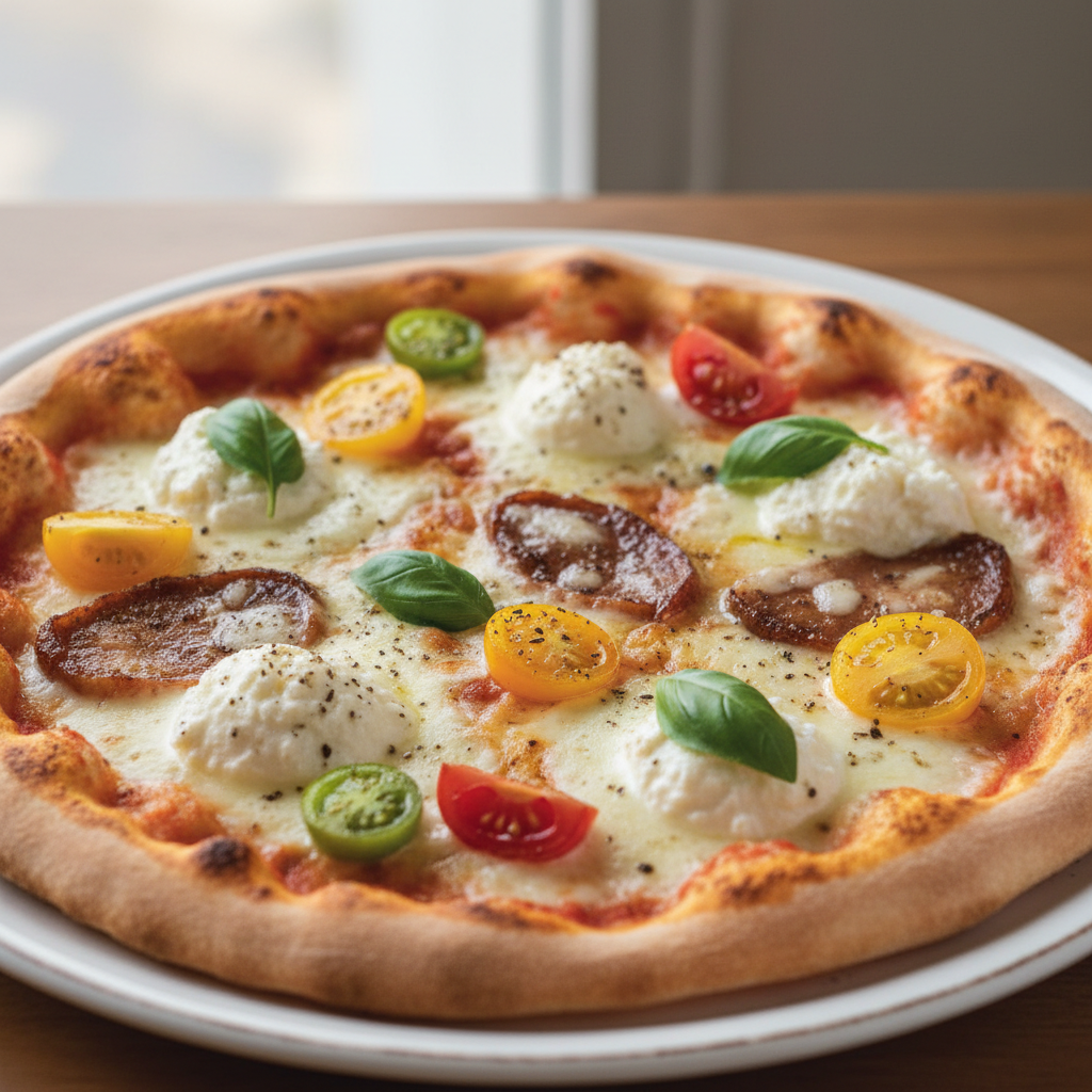 Pizza aux 4 tomates