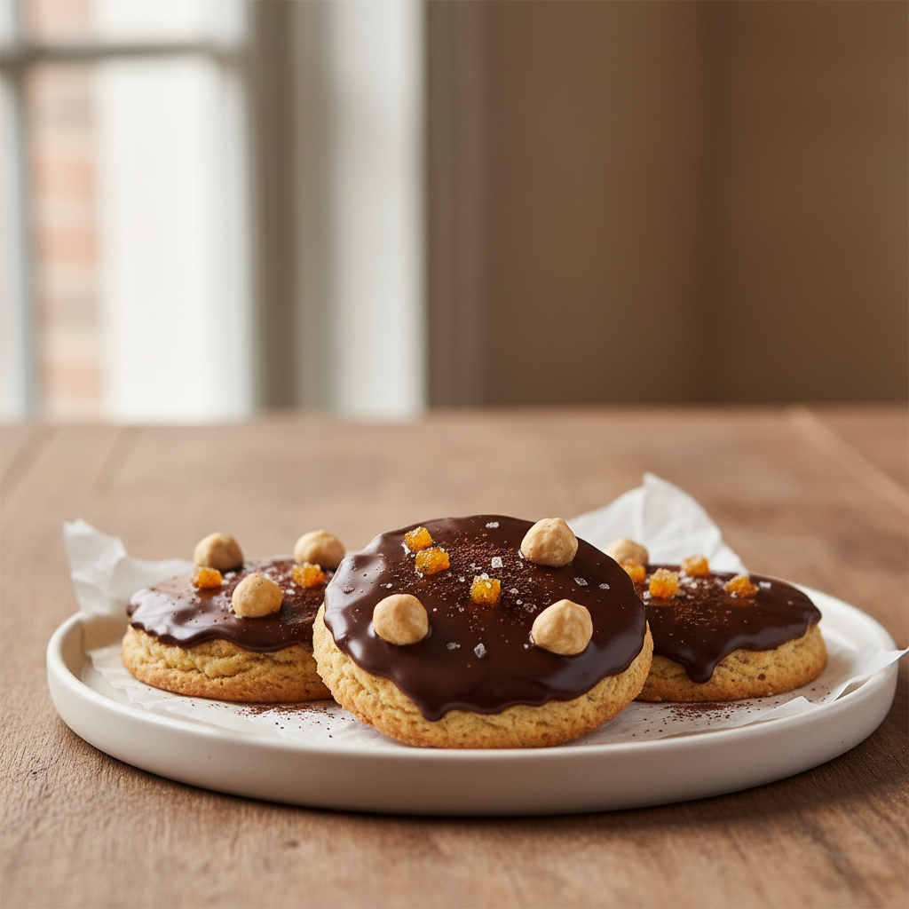 Biscuits aux 3 farines et au chocolat