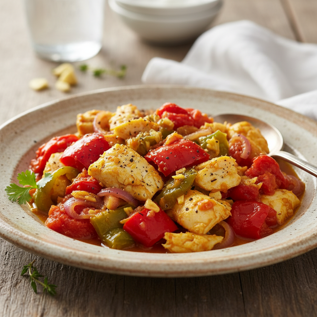 Rougail morue gros Piment