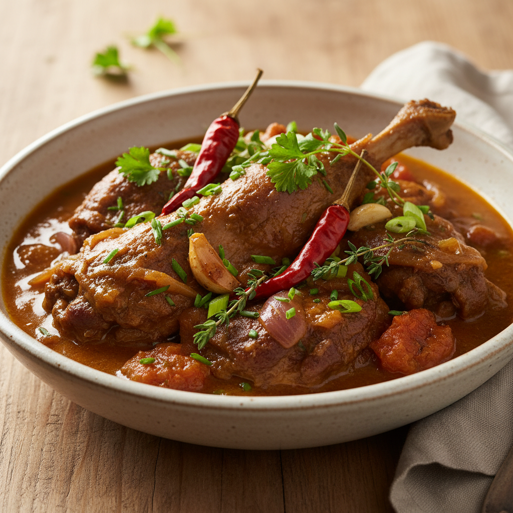 Civet de canard réunionnais