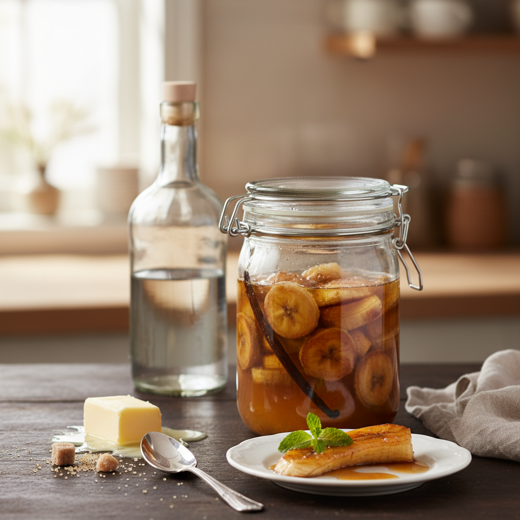 Rhum banane flambée
