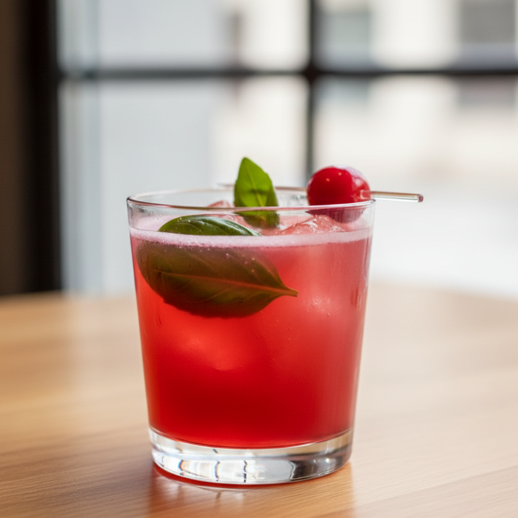 Rhum Arrangé Basilic & Cerise