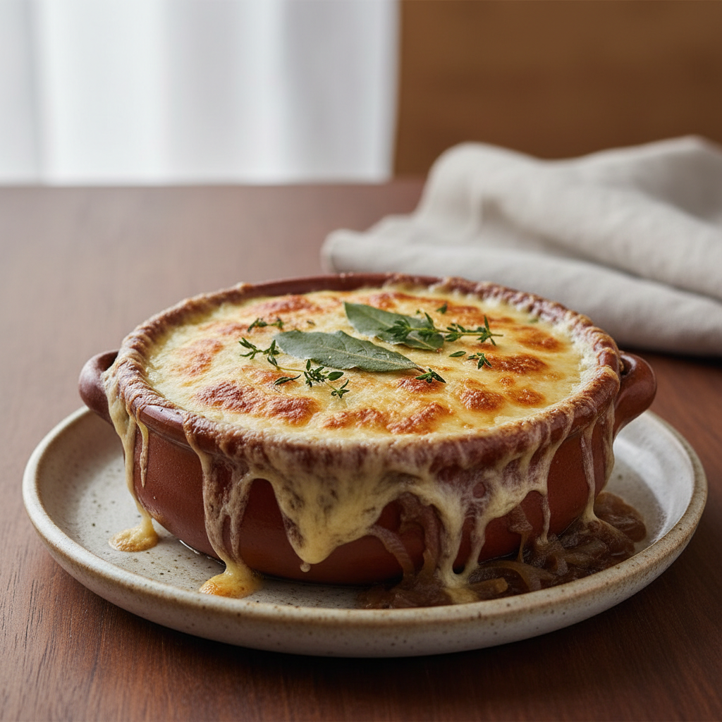 Gratinée à l’oignon