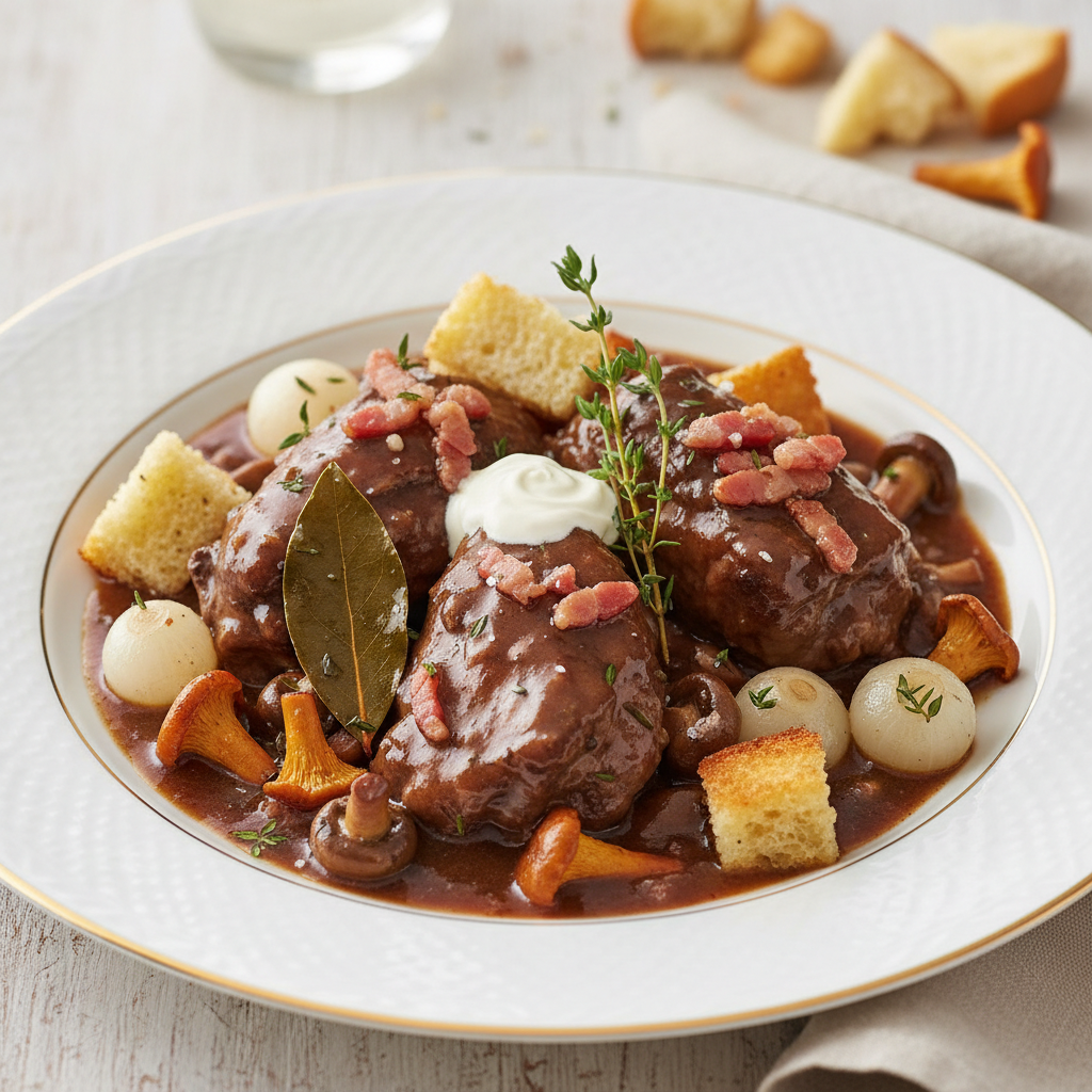 Civet de lièvre à la française