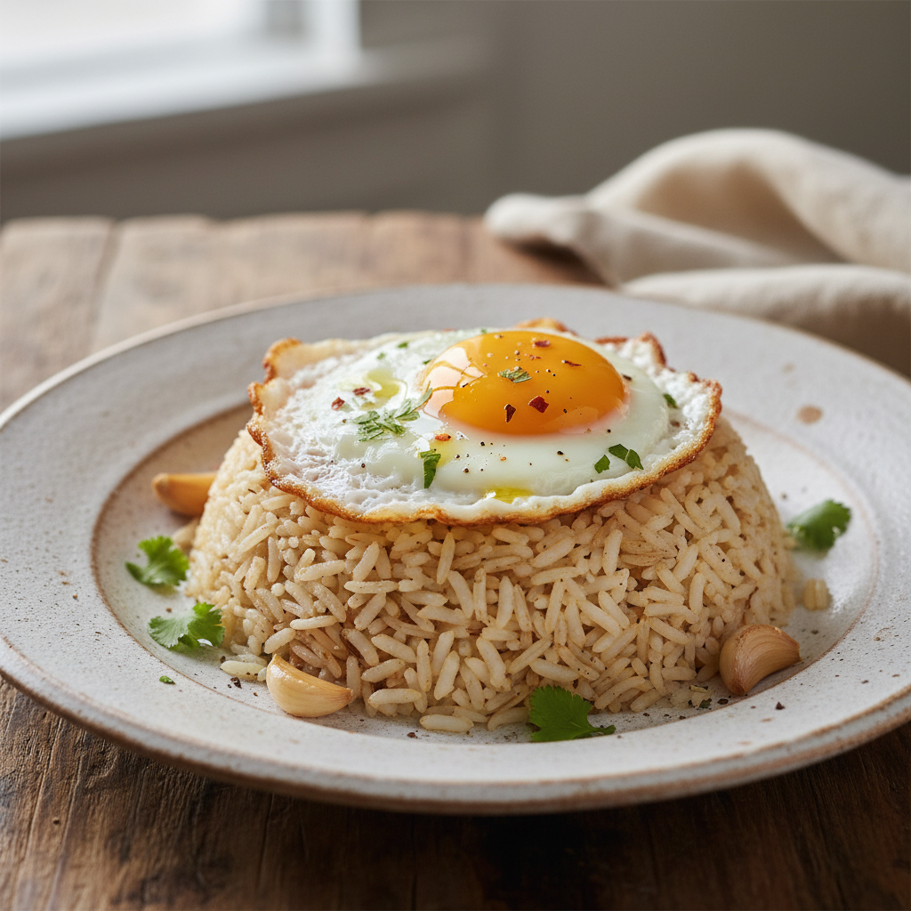Arroz con huevo