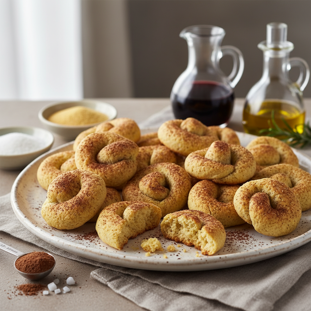 Biscuits à l'huile et au vin