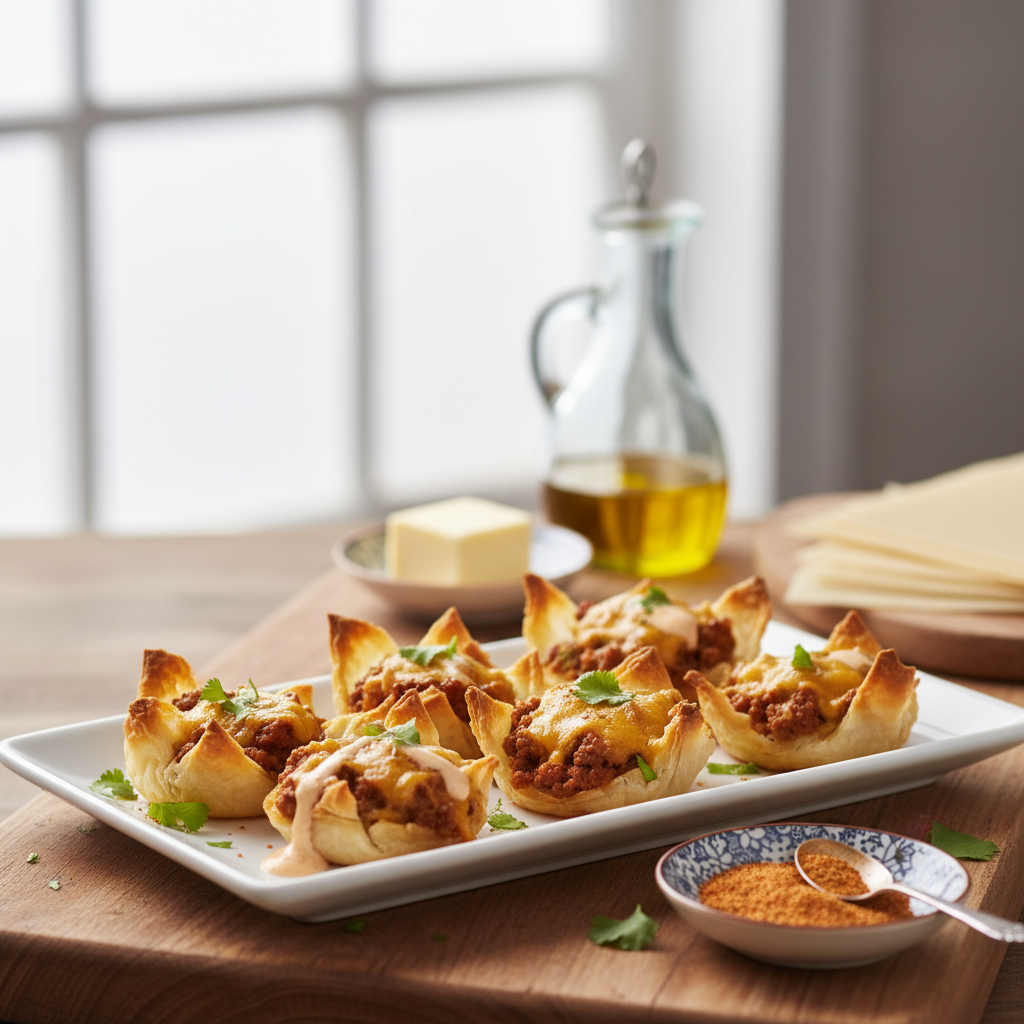 Bouchées de tacos à la ranch