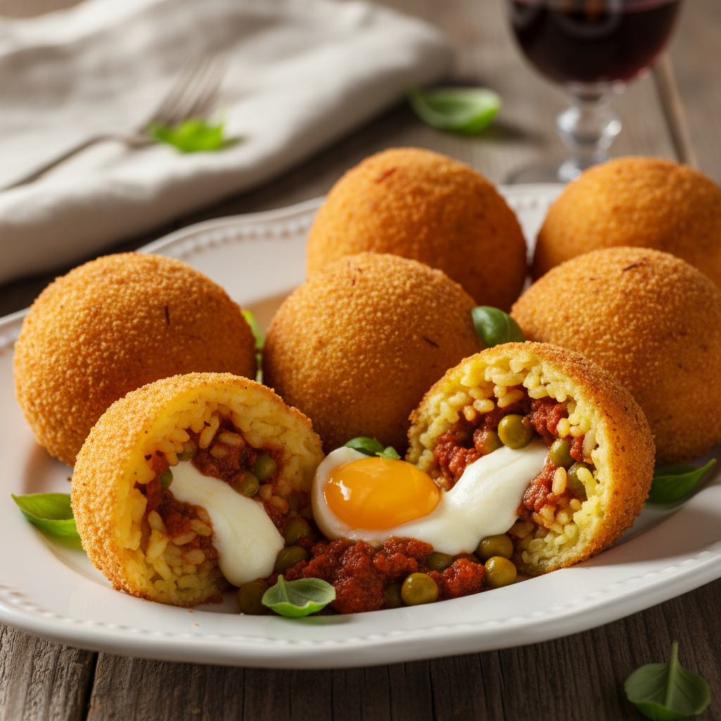 Boulettes de riz farcies et croustillantes