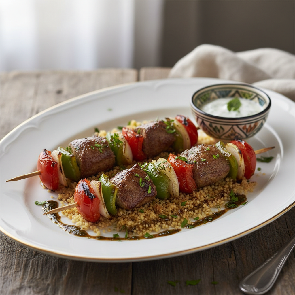 Brochettes d’agneau