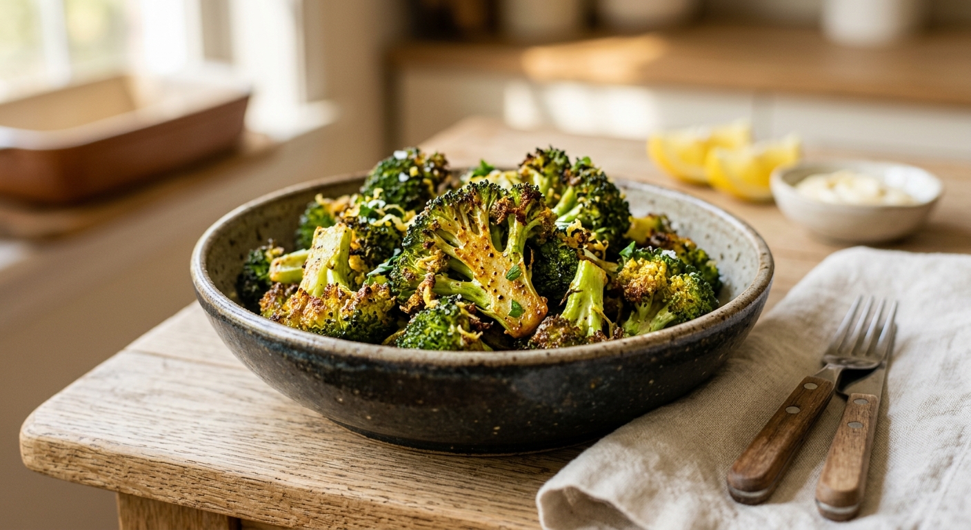 Brocoli rôti Airfryer