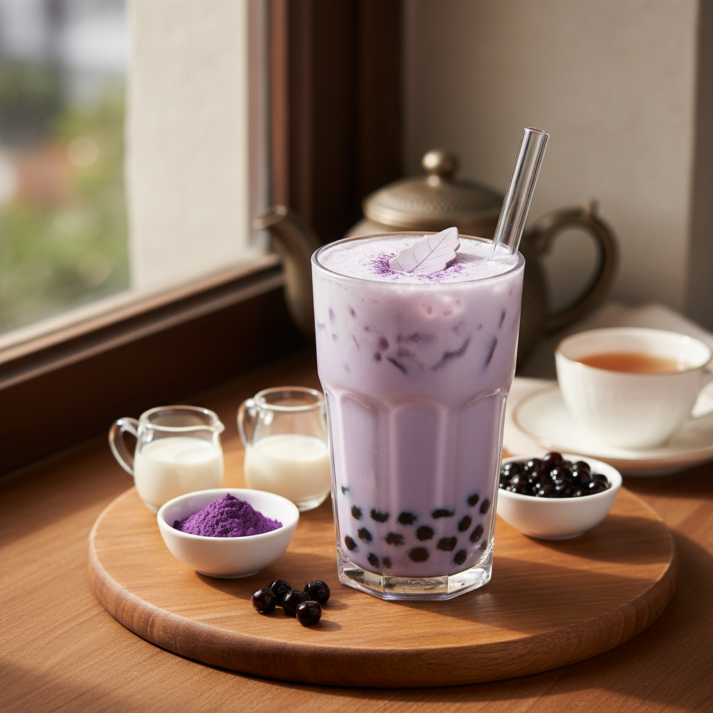 Bubble tea taro