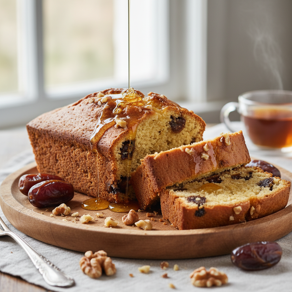 Cake aux dattes et noix